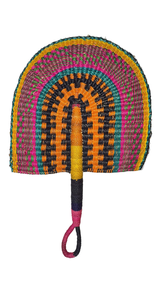 Large Woven African Fans