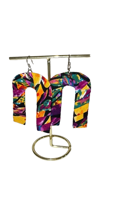 African Ankara Earrings